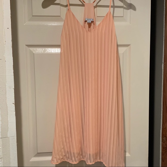 HYFVE Dresses & Skirts - Light Peach V Neck Sundress